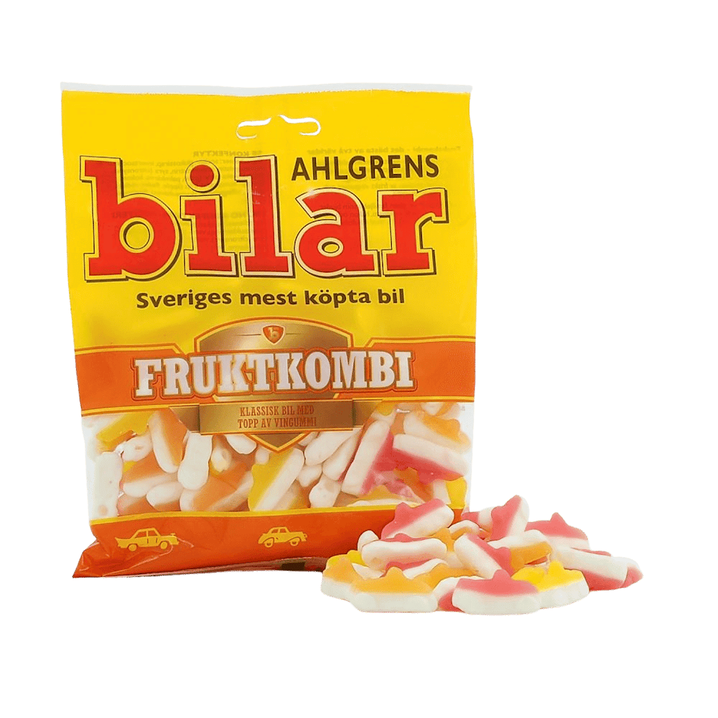 Ahlgrens Bilar Fruktkombi 140g 1