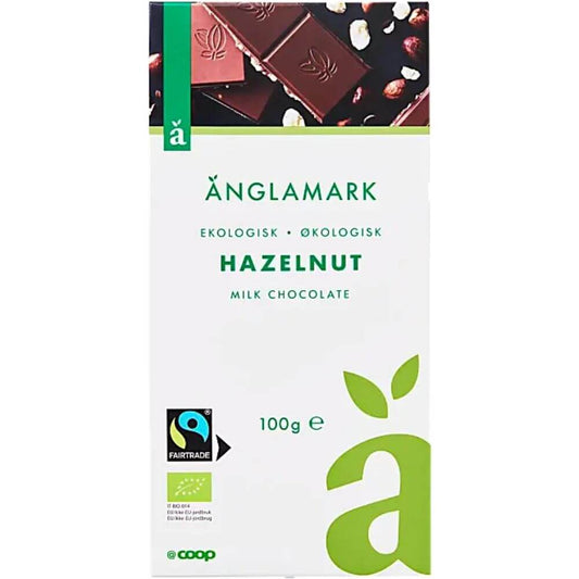 Anglamark Milk Chocolate Hazelnut Eco 100g