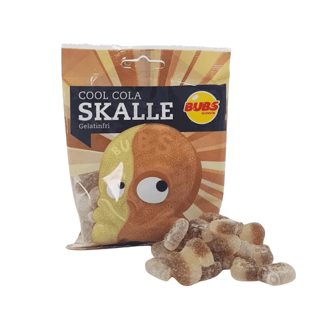 BUBS Godis Cool Cola Skull 90g 2