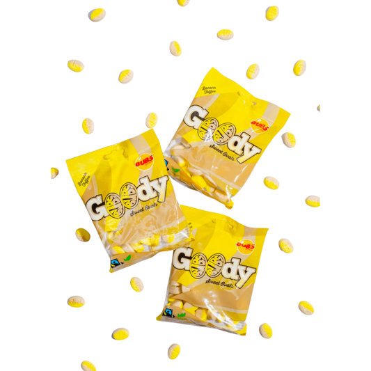 Bubs Godis Goody Banana and Toffee 175g 1