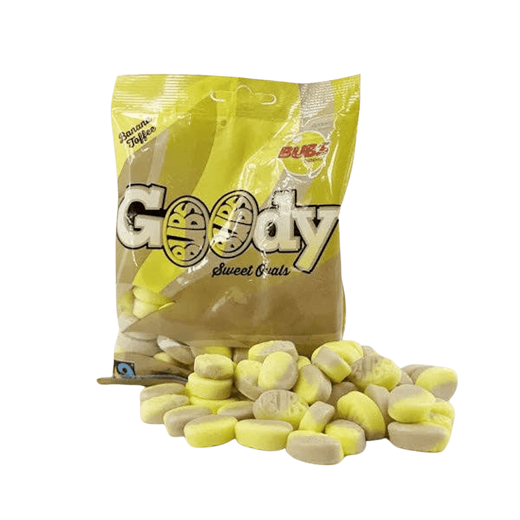 BUBS Godis Goody Banana and Toffee 90g 3