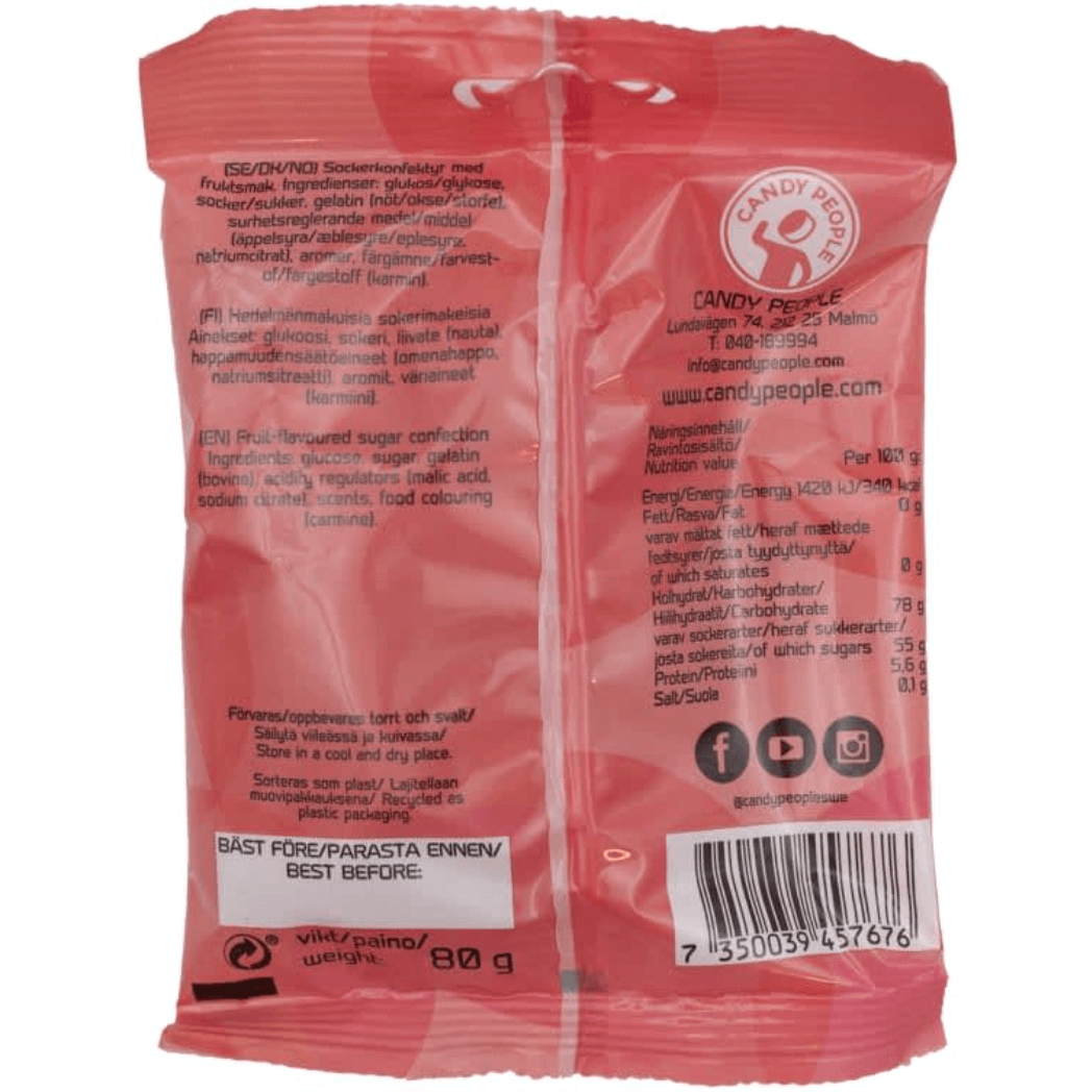 Candypeople S-sign Raspberry Sour 80g 3