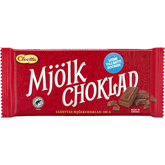 Cloetta Milk Chocolate Sugar Free 100g