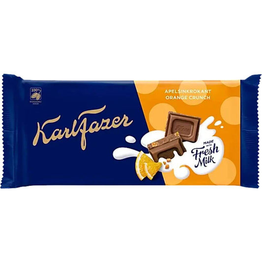 Fazer Apelsinkrokant Orange Crunch 145g