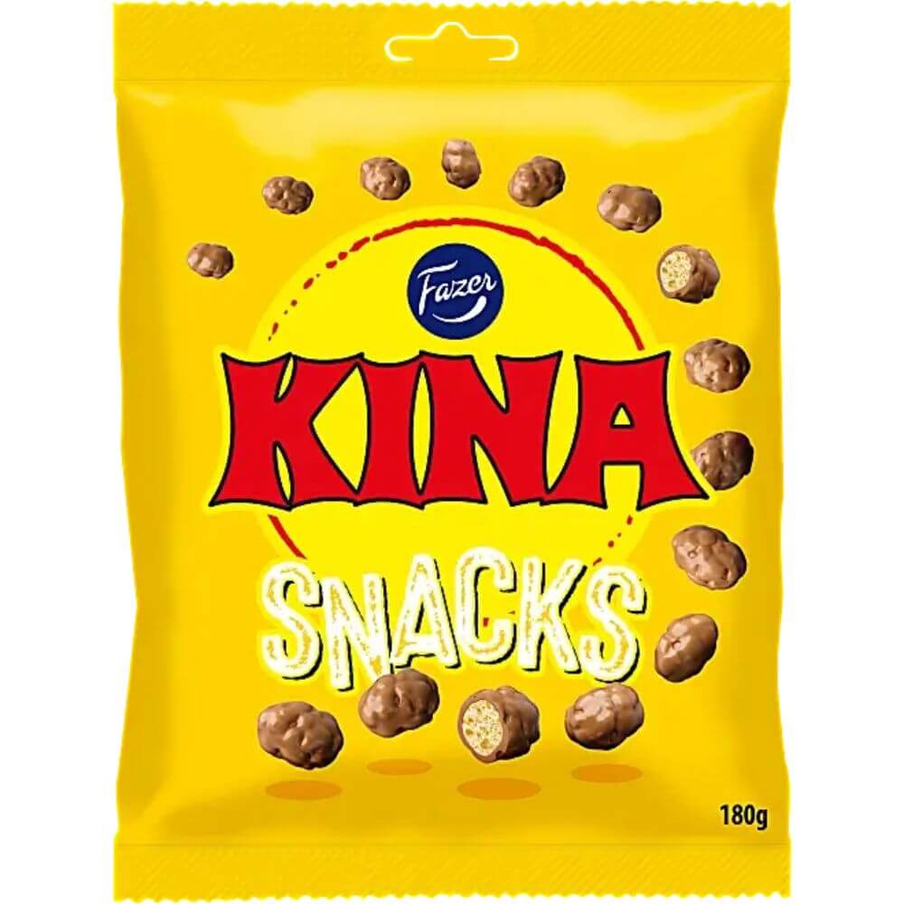 Fazer Kina Gul Snacks 180g