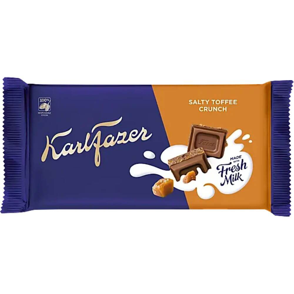 Fazer Salty Toffee Crunch 145g
