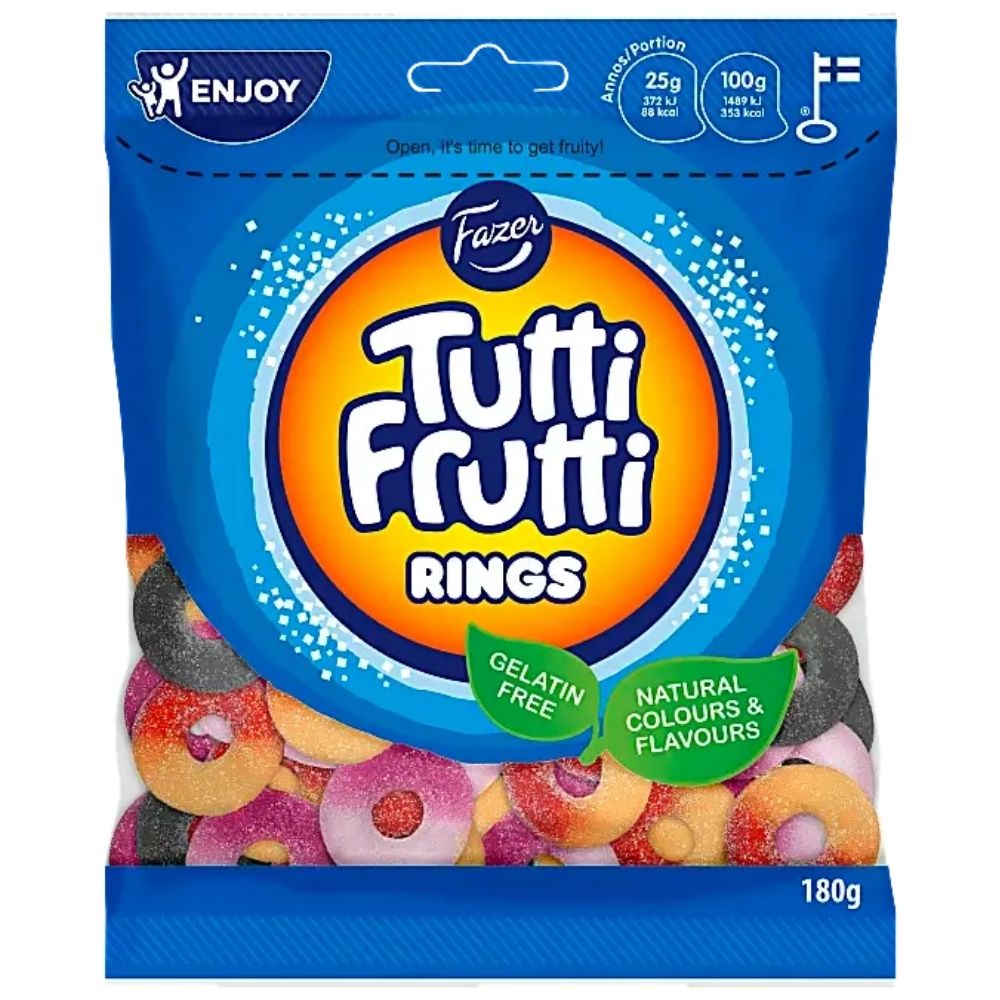 Fazer Tutti Frutti Rings 180g