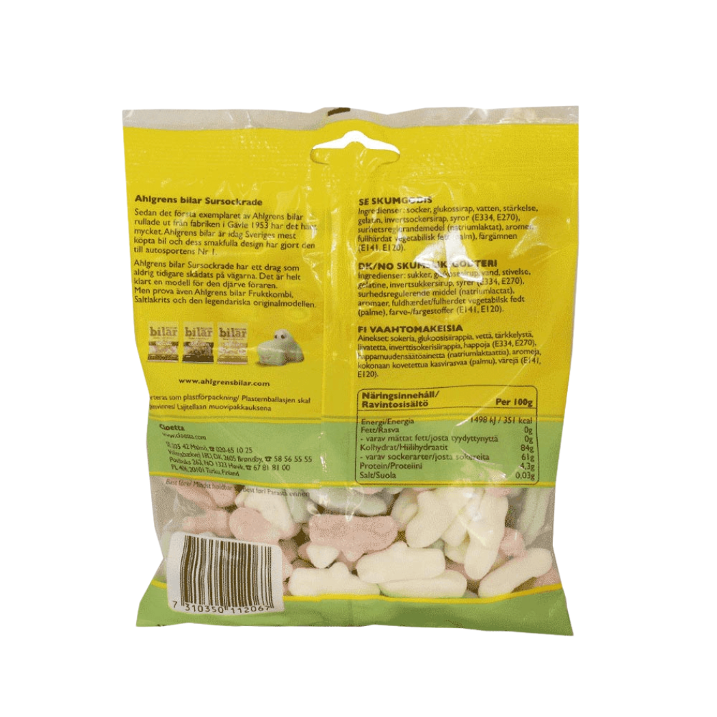 Ahlgrens Bilar Sour Cars 130g 3