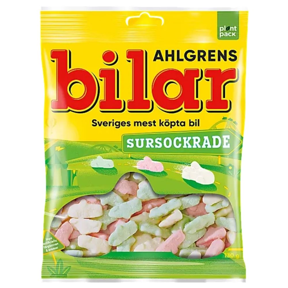 Ahlgrens Bilar Sour Cars 130g