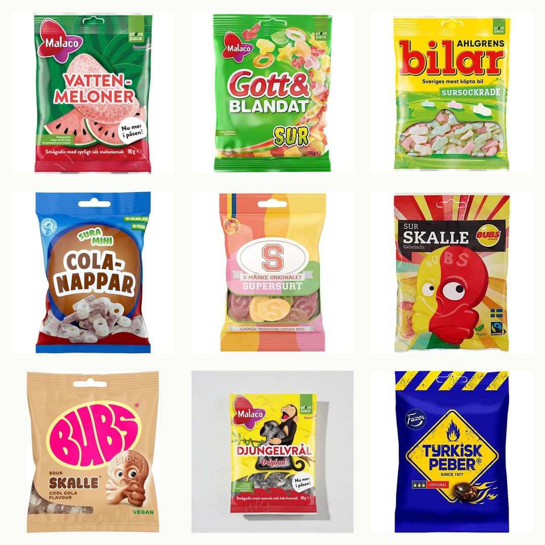 Swedish Sour Challenge Box — what's inside