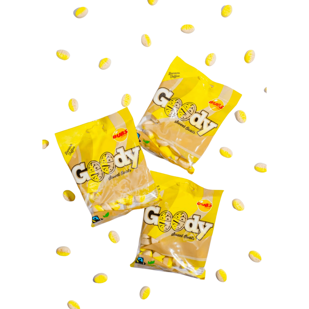 Bubs Godis Goody Banana and Toffee 175g 1