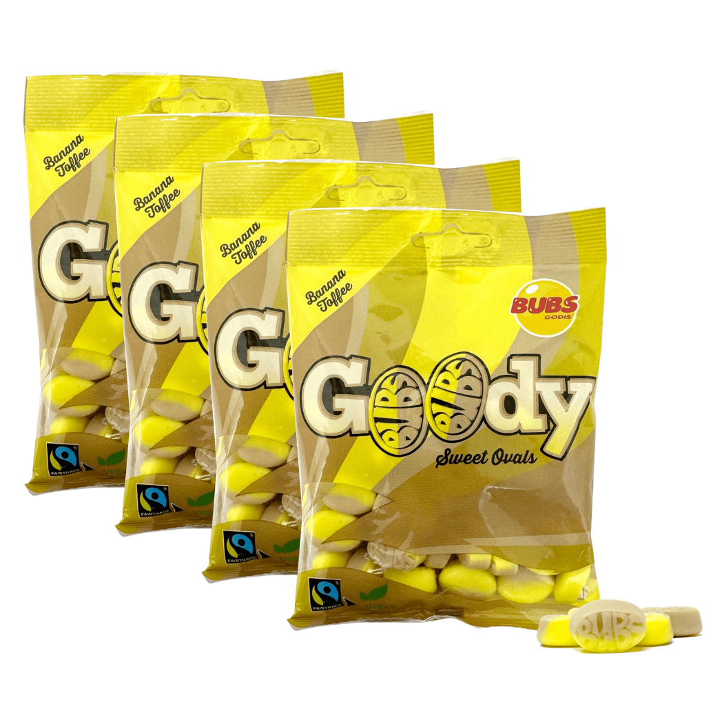 Bubs Godis Goody Banana and Toffee 175g 4