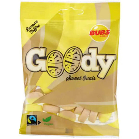 Bubs Godis Goody Banana and Toffee 175g