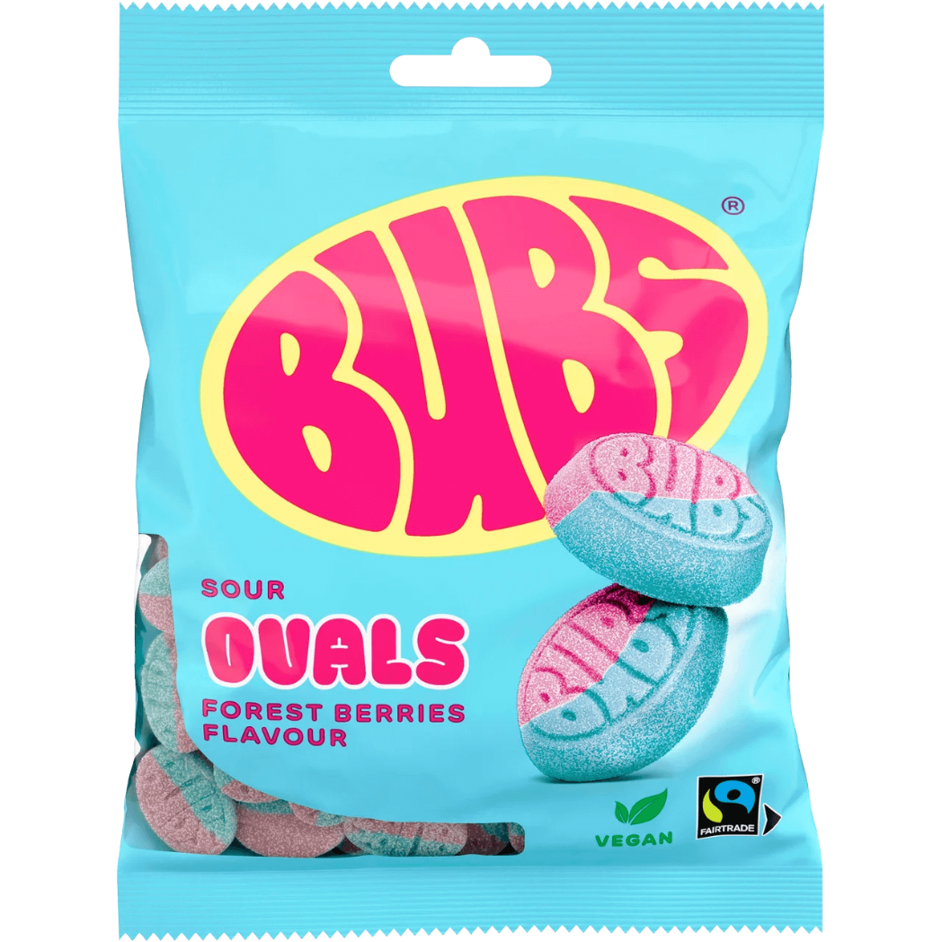 BUBS Godis Goody Raspberry and Blueberry 90g 4