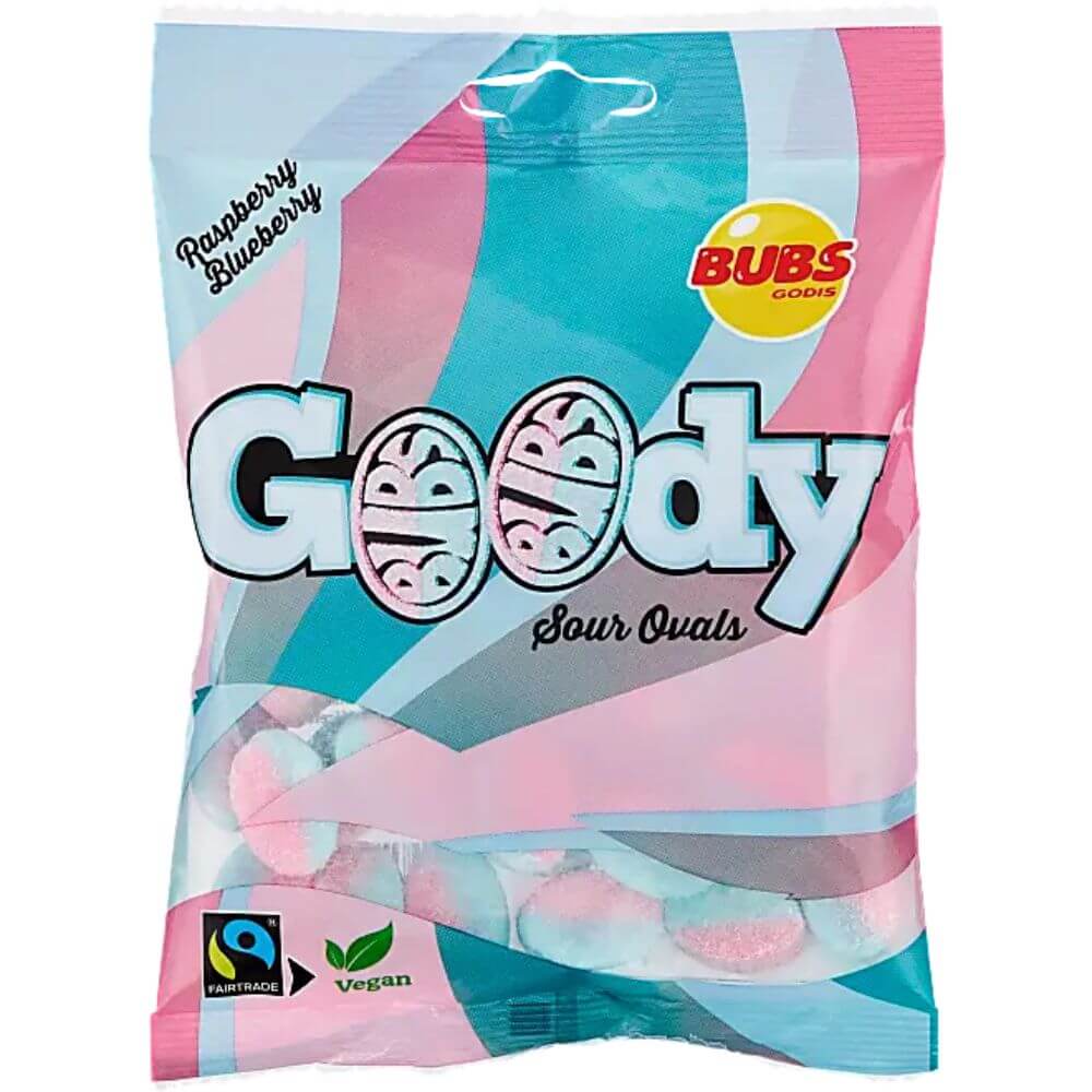 Bubs Godis Goody Raspberry Blueberry 90g