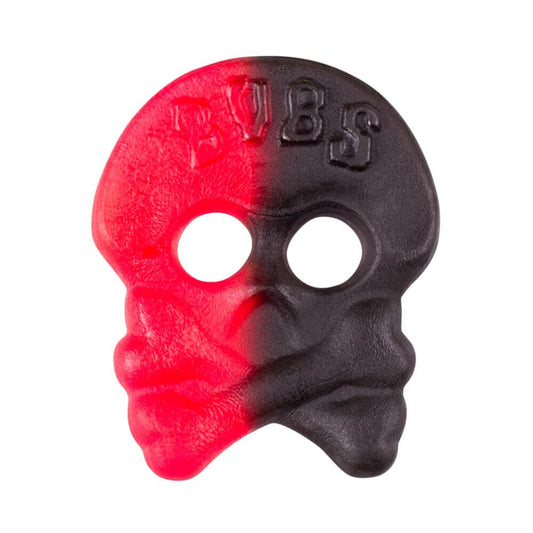 BUBS Godis Raspberry and Licorice Skull 2000g