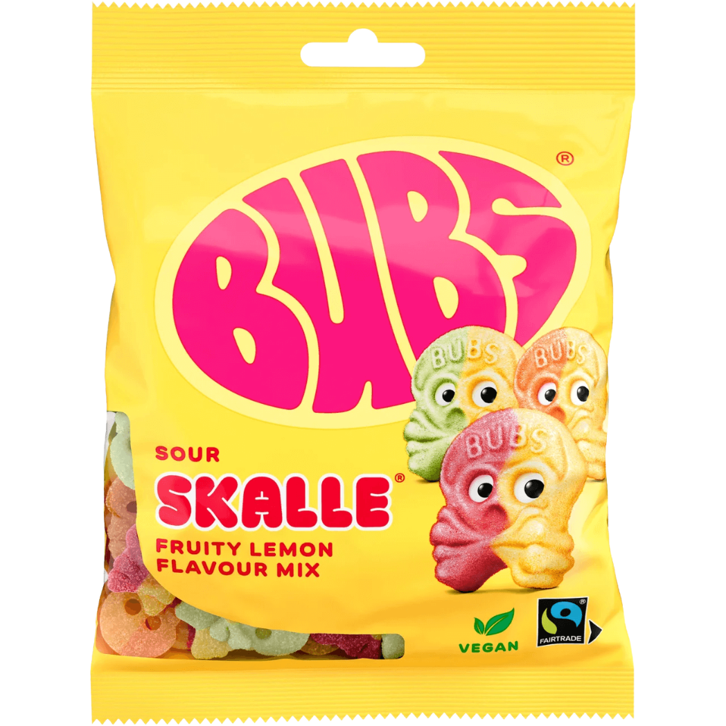 BUBS Godis Sour Skull 190g 2