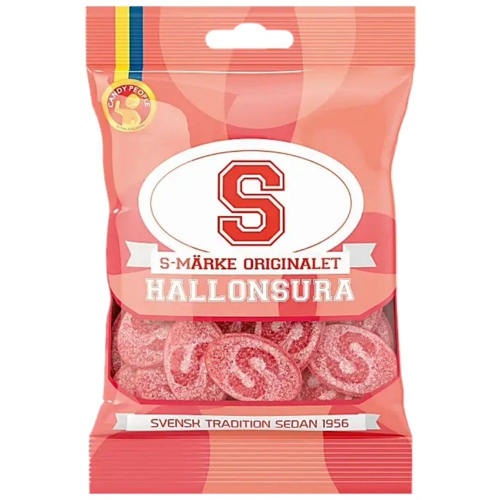 Candy Raspberry 80g Candypeople S-sign Raspberry Sour 80g - Buy Online | SwedishCandyNow