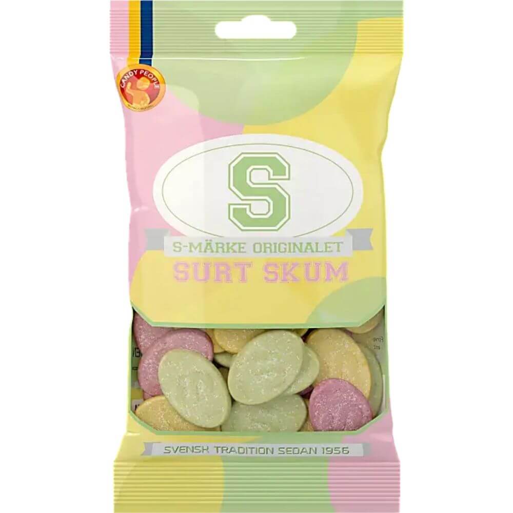 Candypeople S-sign Sour Foam 70g - Buy Online | SwedishCandyNow