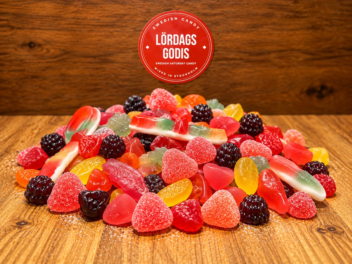 Lördagsgodis — Swedish Saturday candy pick and mix