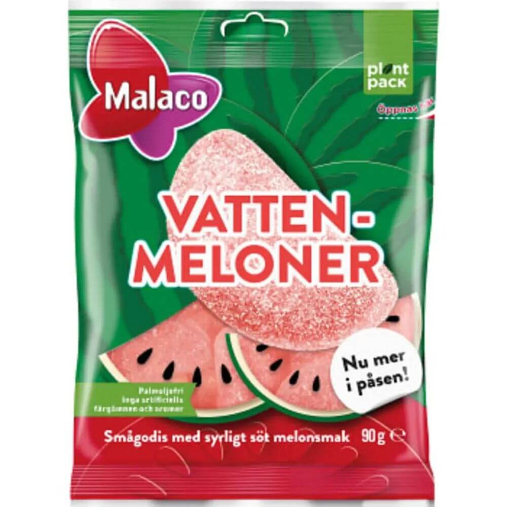 Malaco Watermelon 90g - Buy Online, Express Shipping | SwedishCandyNow