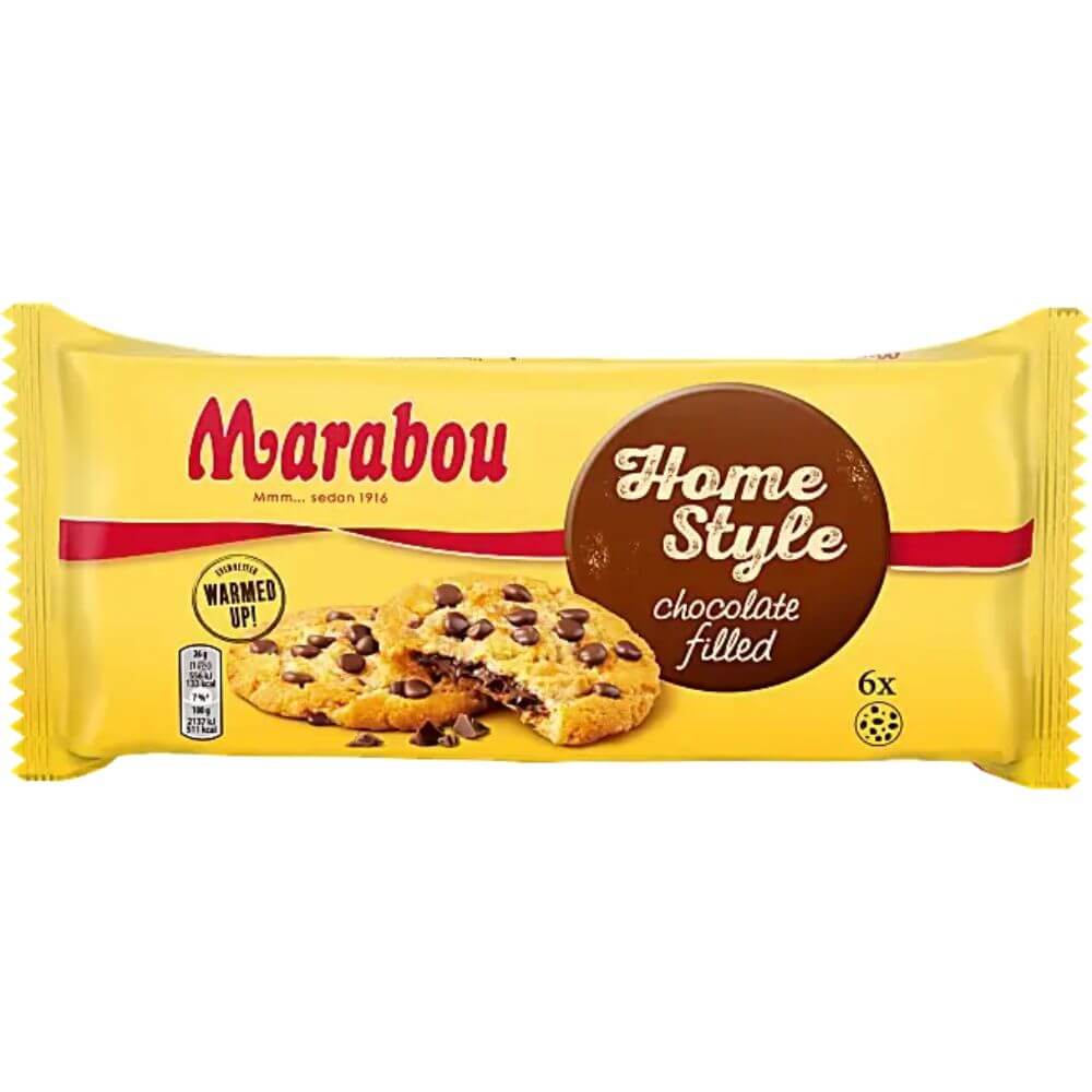 Marabou Home Style Chocolate Filled Cookies 6 pack 156g