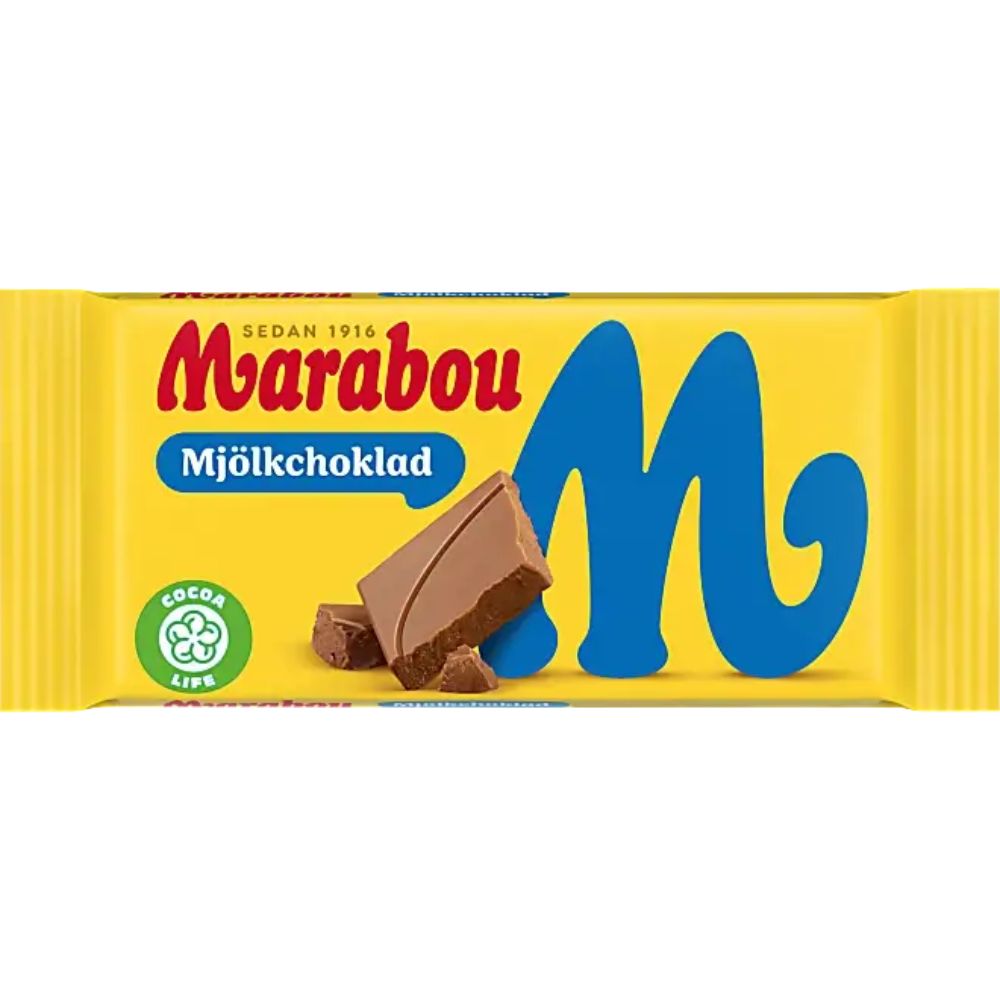 Marabou Milk Chocolate Bar 100g