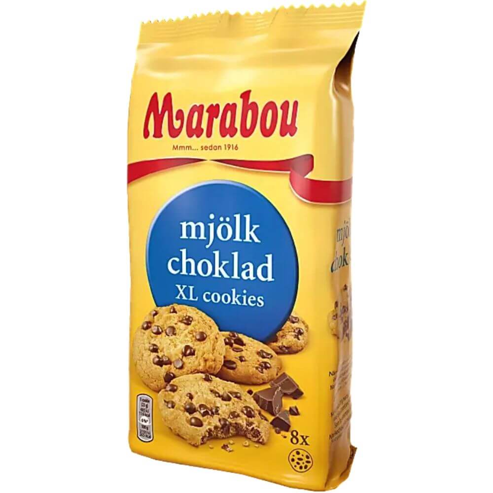 Marabou Milk Chocolate Cookies 8 pack 184g