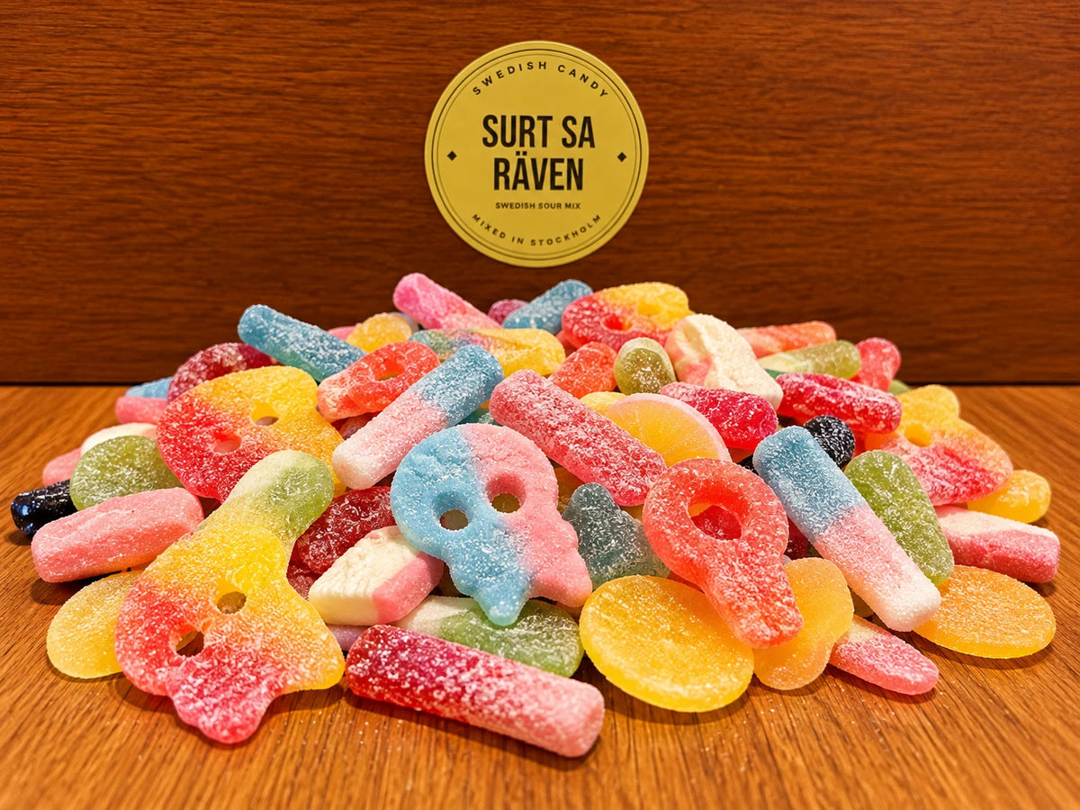 Surt Sa Räven — Swedish sour candy pick and mix