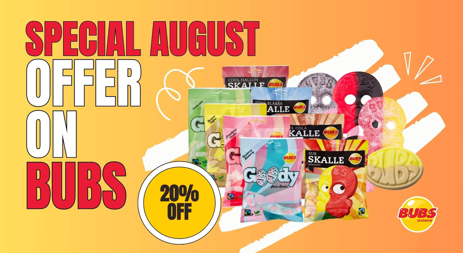 swedish candy bubs godis august